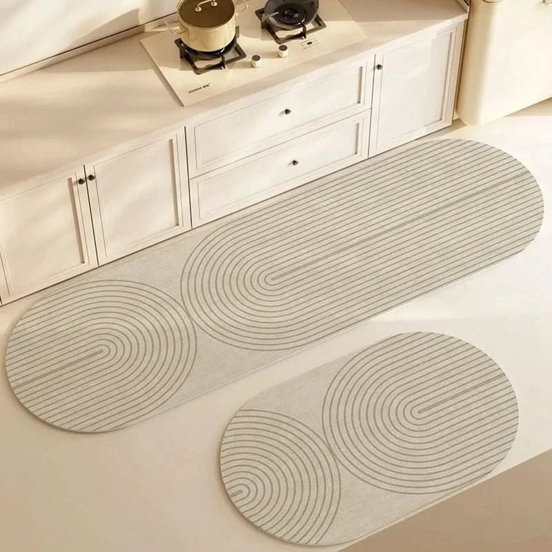 Strapazierfähige Küchenmatte als langlebiges Küchenzubehör, ergonomisch geformt für täglichen Komfort.