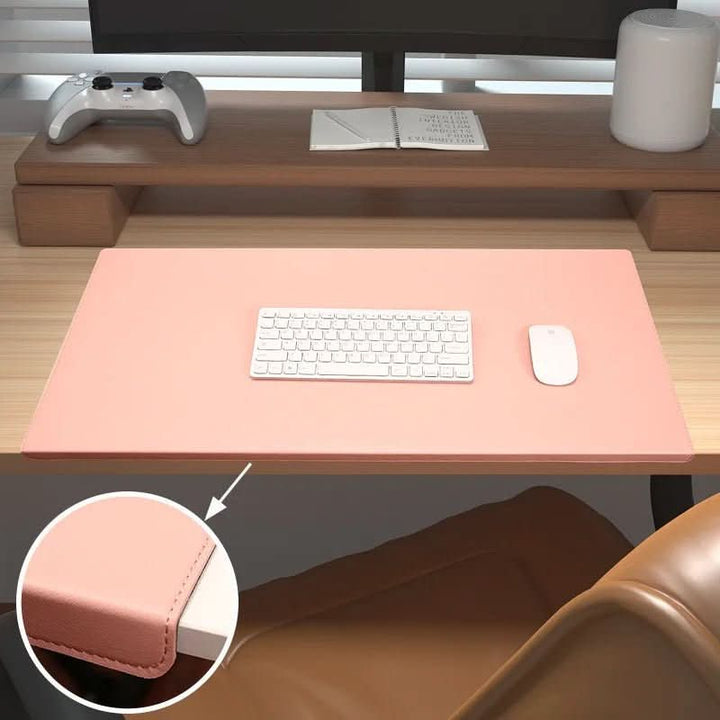 Schreibtischschutz-Matte mit ergonomischer Handgelenkauflage, perfekt für Gaming & Büro.
