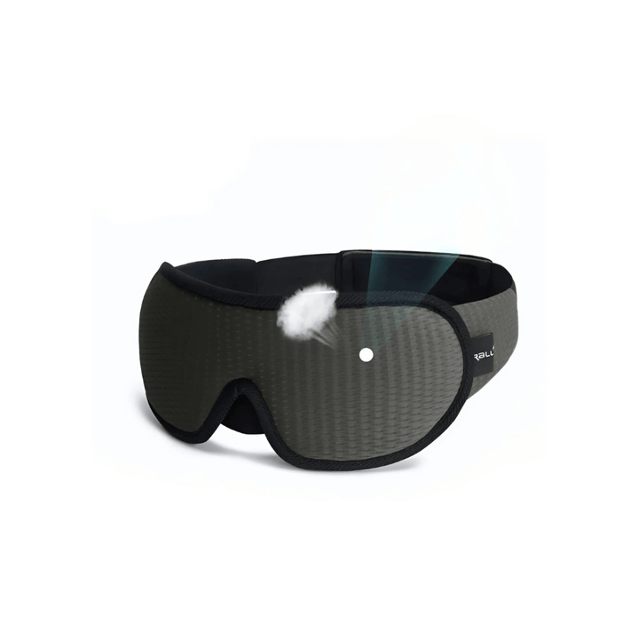 Atmungsaktive Augenmaske, ergonomisch geformt für druckfreien Schlaf & schnelle Erholung.