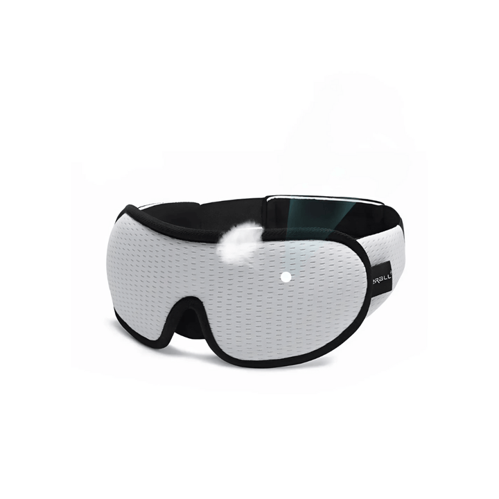 Premium Schlafmaske, ergonomisches Design, garantiert absolute Dunkelheit für erholsamen Schlaf.