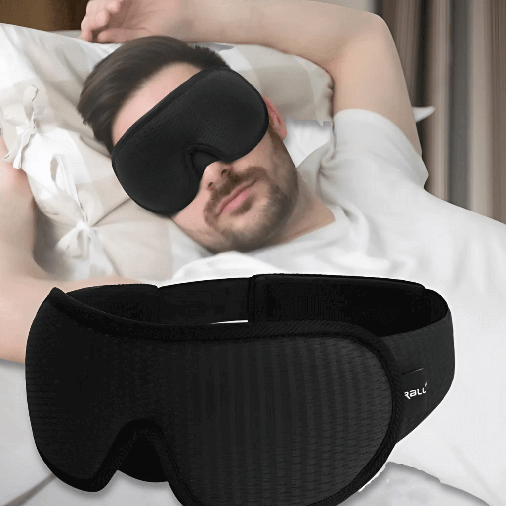 Wellness Augenmaske, unisex, für tiefen Schlaf & Entspannung; blockiert störendes Licht effektiv.