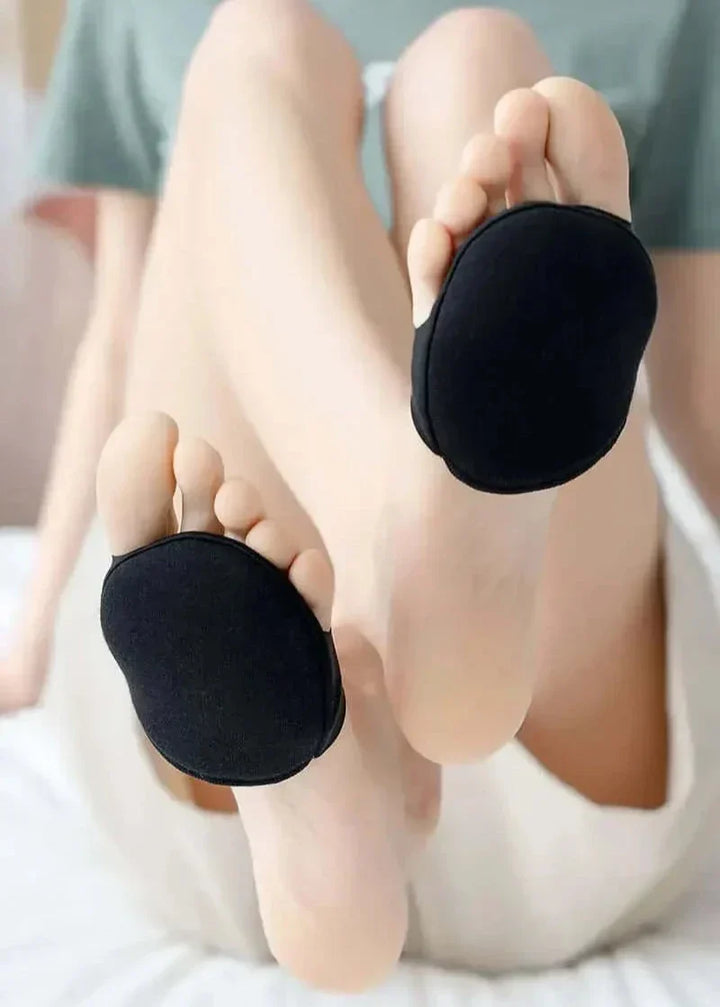 Druckentlastende Ballenpolster für High Heels. Bequeme Vorderfuß-Einlagen gegen Schmerzen.