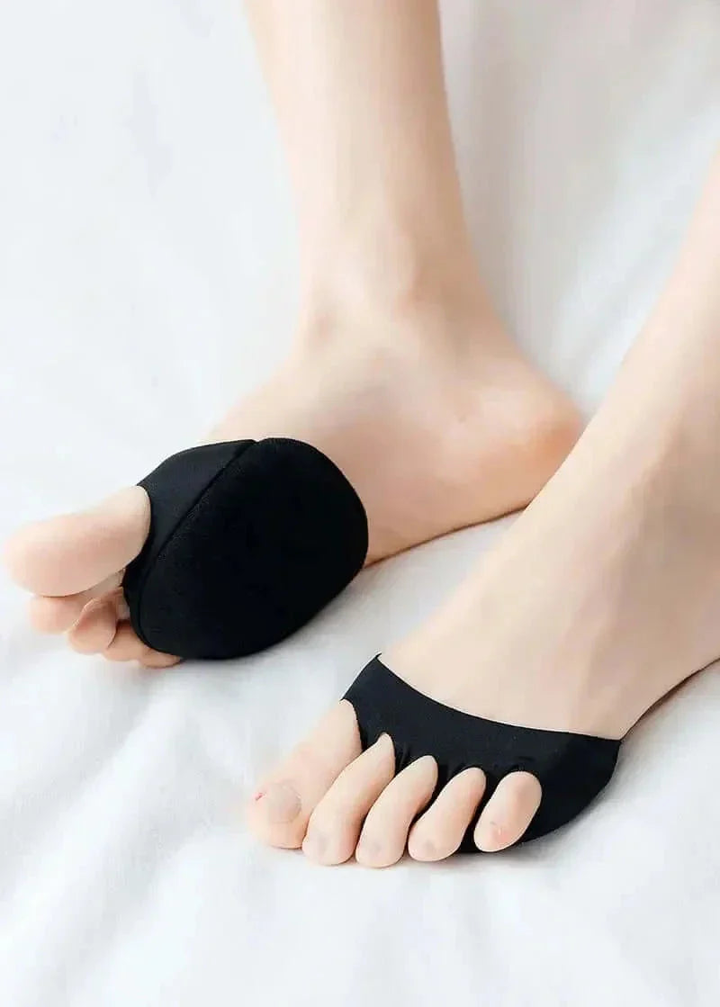 Schuhzubehör: Bequeme Vorderfuß-Einlagen für High Heels, rutschfest & unsichtbar.