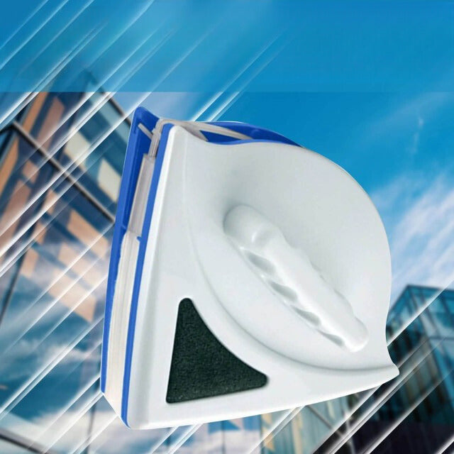 Moderner Glaswischer & Spiegelreiniger für streifenfreie Fenster, Duschkabinen und alle glatten Glasflächen.