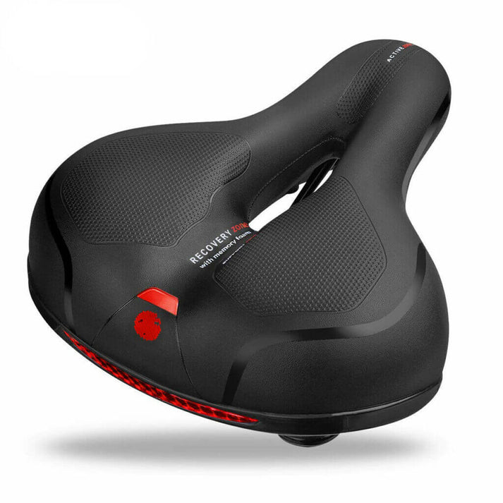 Wetterfester, wasserdichter Fahrradsattel mit ergonomischem Design. Ideal für Outdoor-Touren, komfortabel & sicher.