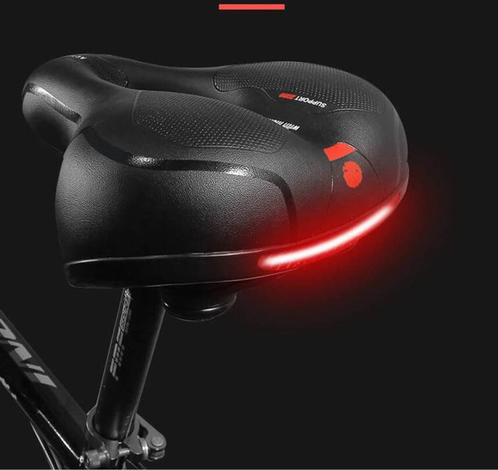 Komfortabler Gel-Fahrradsattel, ergonomisch geformt. Perfekt für Damen & Herren, reduziert Druck beim Radfahren.