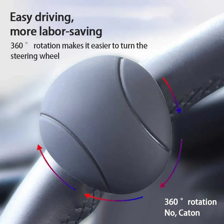 Praktischer Lenkradknopf für besseren Halt, müheloses Lenken und erhöhten Fahrkomfort im Auto.