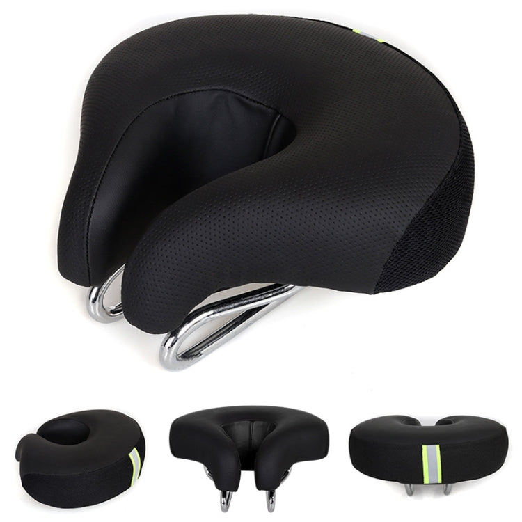 Ergonomischer, nasenloser Fahrradsattel für maximalen Komfort und Dämpfung beim Radfahren.