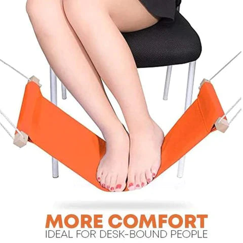 Fußstütze für den Schreibtisch, ideal für Homeoffice & Büro, fördert entspannte Beine & bessere Haltung.