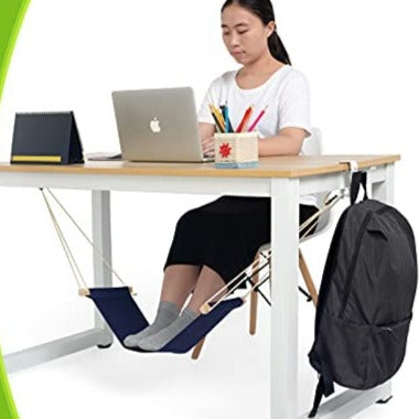 Verbessern Sie Ihren Arbeitsplatz mit diesem ergonomischen Schreibtisch-Fußhocker für gesunde Beine.