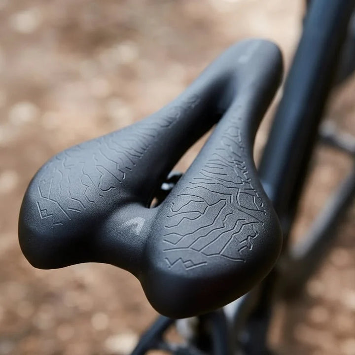 Ergonomischer Unisex Fahrradsattel mit Memory Foam für maximalen Komfort bei Radtouren und Pendelfahrten.