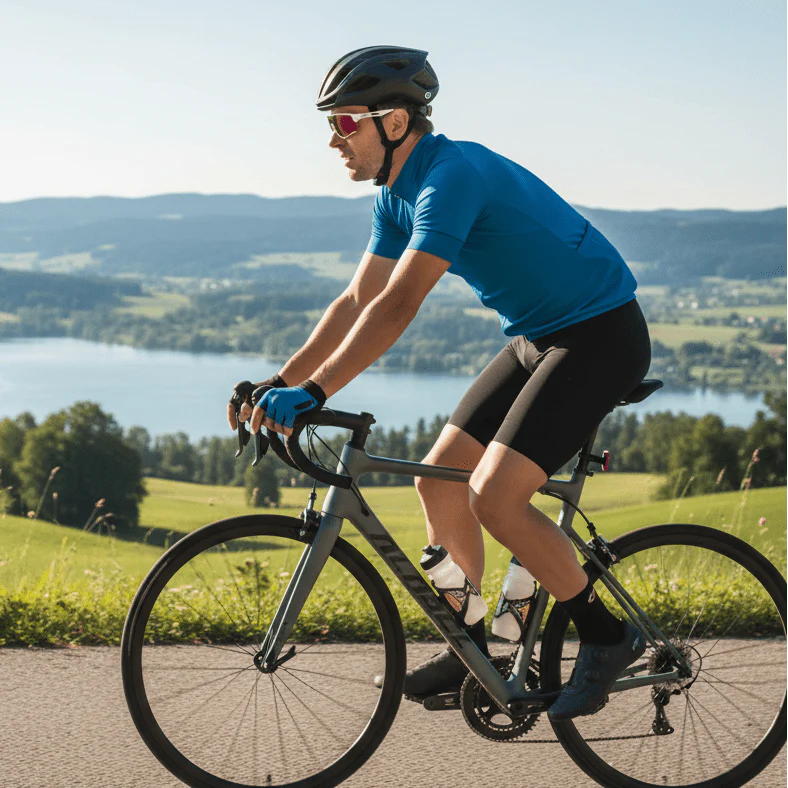 Komfortabler Memory Foam Fahrradsattel für Damen und Herren; ideal für lange Fahrten, Sport & Radfahren.