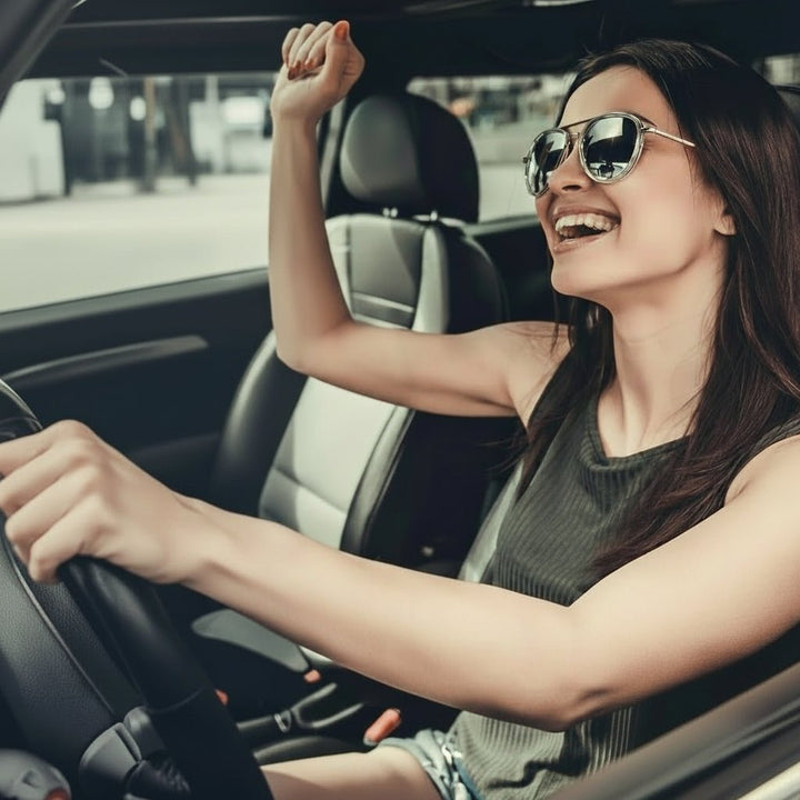Schwarzes oder rotes ergonomisches Autokissen aus Memory-Schaum für die Lendenstütze, erhöht den Fahrkomfort.