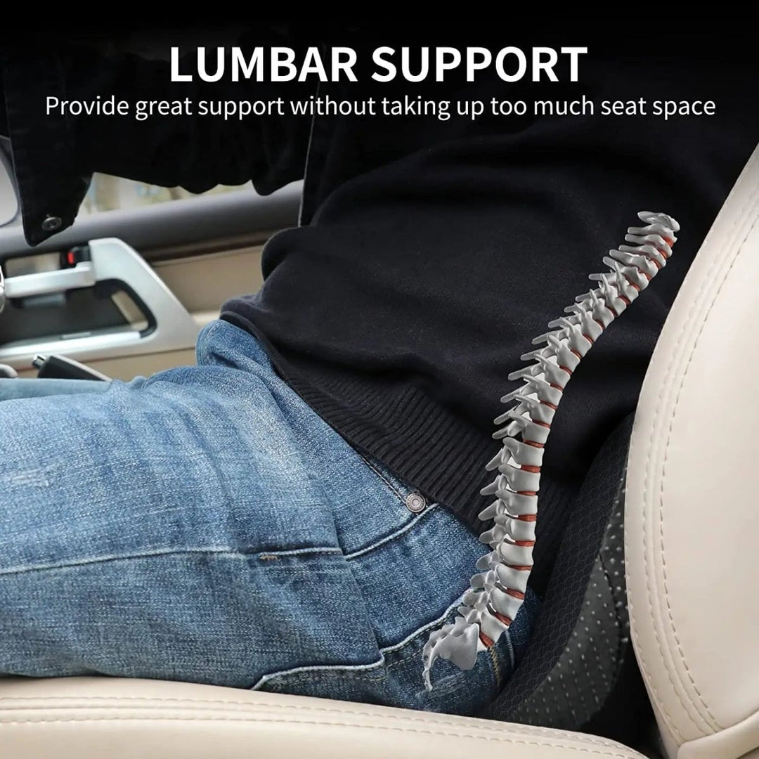 Vielseitiges ergonomisches Autositzkissen aus Memory-Schaum, ideal für Ischiasentlastung & Fahrkomfort.