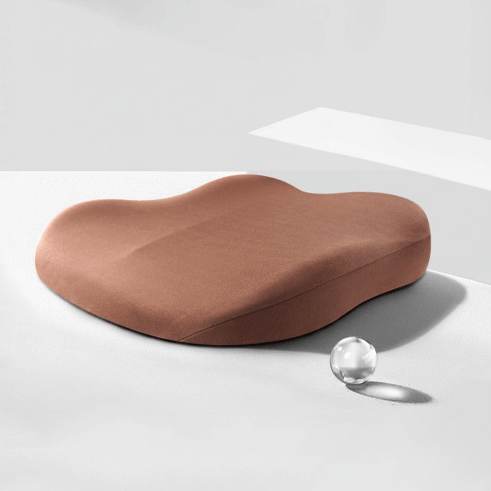 Autositzkissen aus Memoryschaum für ergonomische Unterstützung und komfortable lange Fahrten.