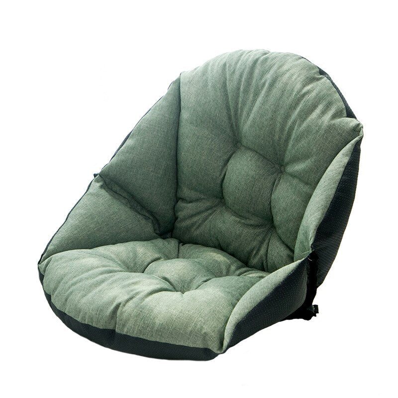 Profilansicht des ComfortRelief Sitzkissens, ergonomisches Design für Ischias-, Steißbein- & Rückenschmerzlinderung.
