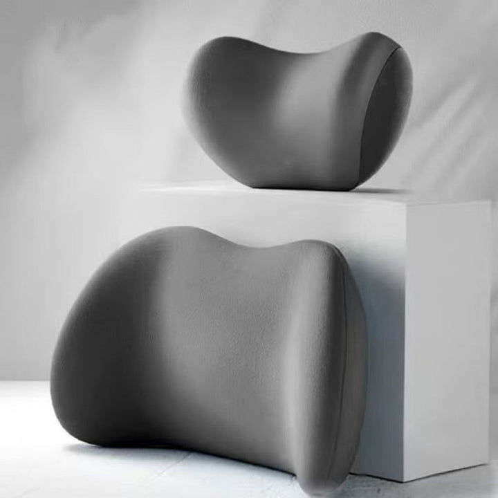 Komfortables ErgoDrive Set für Rücken- & Nackenstütze im Auto. Ergonomie für lange Fahrten.