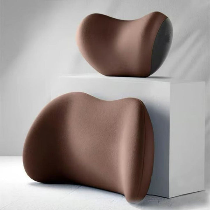 ErgoDrive ergonomisches Sitzkissen & Nackenkissen für den Fahrersitz. Ideal für langen Fahrkomfort.