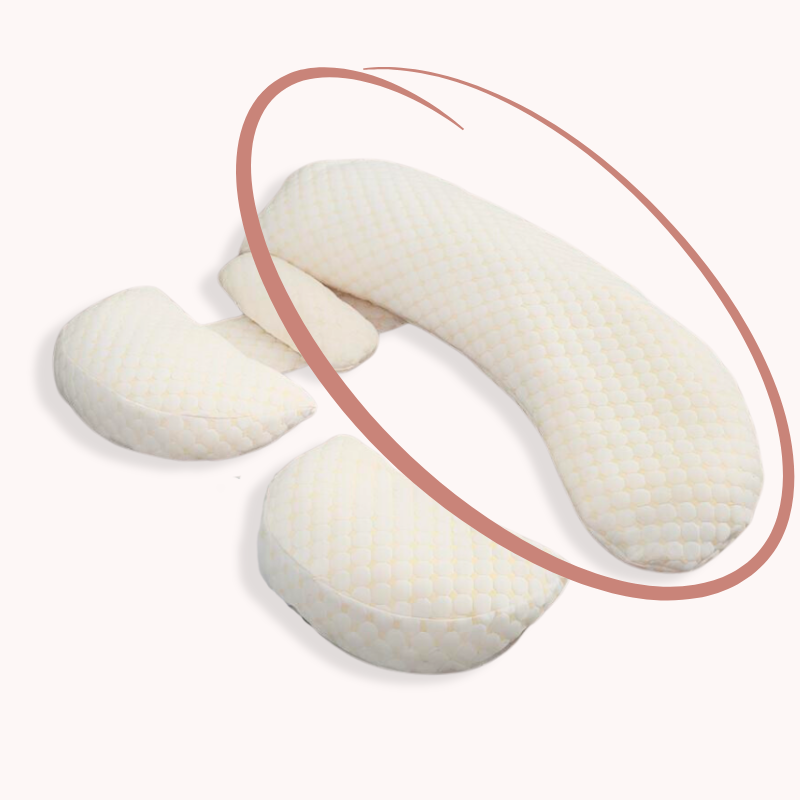 Ergonomisches Körperkissen ComfortPlus für Seitenschläfer, lindert Rücken- & Hüftschmerzen, fördert tiefen Schlaf.