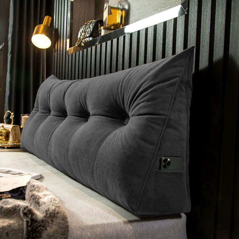 Keilkissen als Nacken- & Rückenstütze, ergonomisches Komfortkissen für Bett und Sofa. Fördert Entspannung.