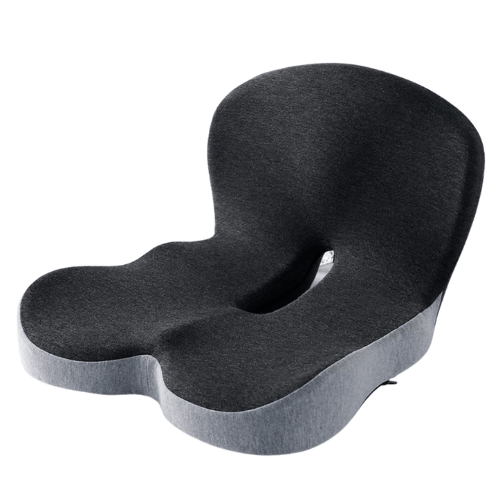 Atmungsaktives Memory Foam Sitzkissen für angenehmen Sitzkomfort und Entlastung, auch bei längerem Sitzen.