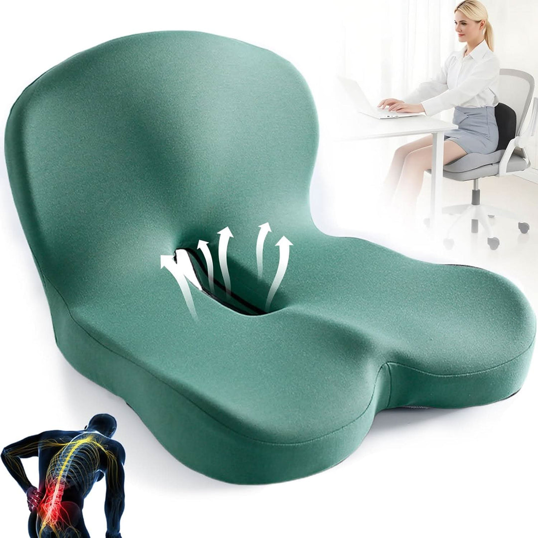 Tragbares Reisekissen aus Memory Foam für Komfort auf jeder Reise, im Zug, Flugzeug oder Hotel.