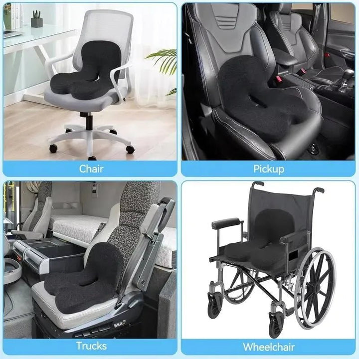 Ergonomisches Unisex Memory-Schaum-Sitzkissen für maximalen Komfort und Unterstützung bei Ischias.