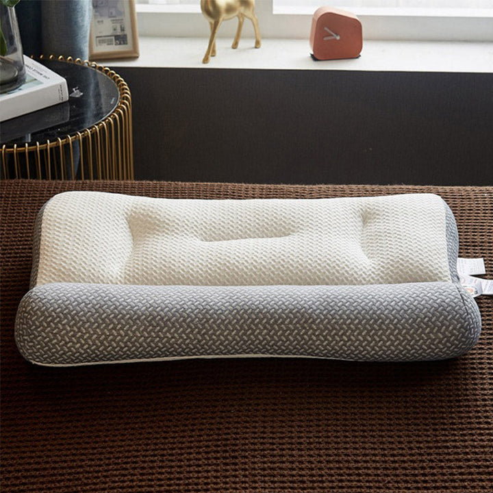Nackenstützkissen, ergonomisch, für gesunde Schlafposition; ideal für Rücken- und Seitenschläfer.