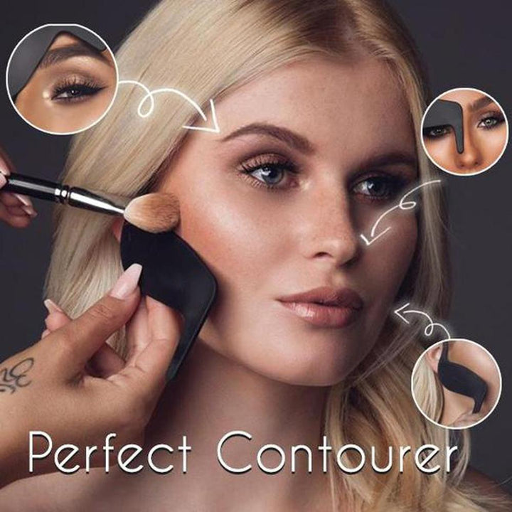 Einfaches Konturwerkzeug für mühelose Make-up Gesichtsdefinition. Perfekt für professionelle Konturen zu Hause.