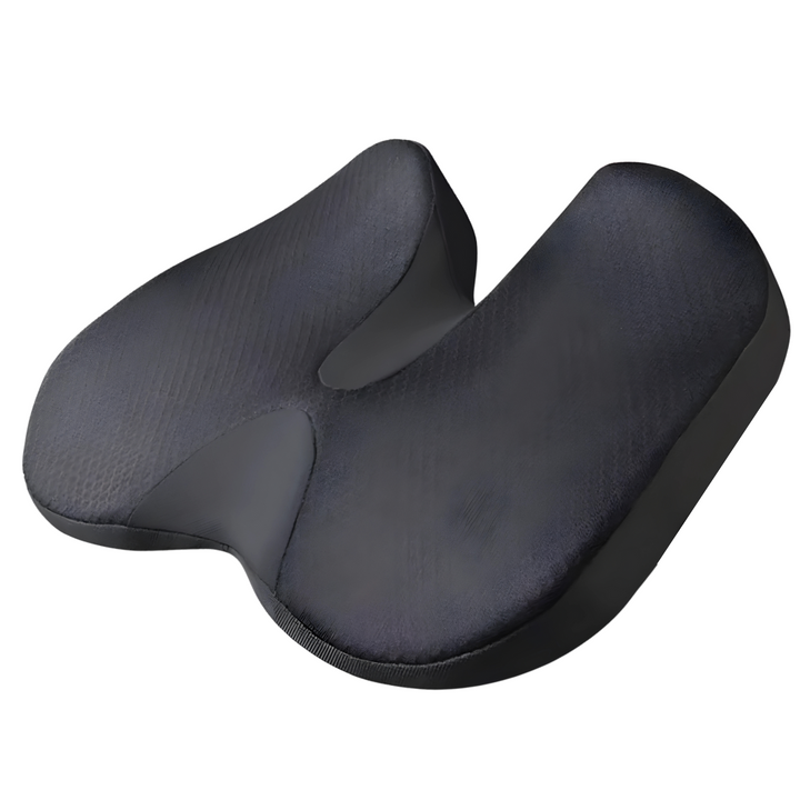 Orthopädisches ErgoCushion Sitzkissen für Bürostühle, aus Memory-Schaum für optimalen Komfort bei langem Sitzen.