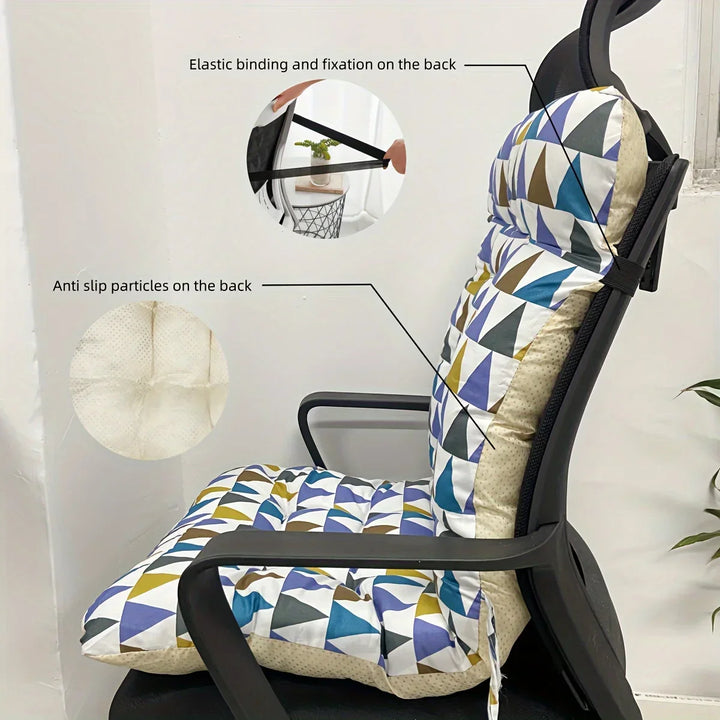 Ergonomisches Autokissen & Bürostuhl-Sitzkissen mit Lendenwirbelstütze für optimalen Sitzkomfort.