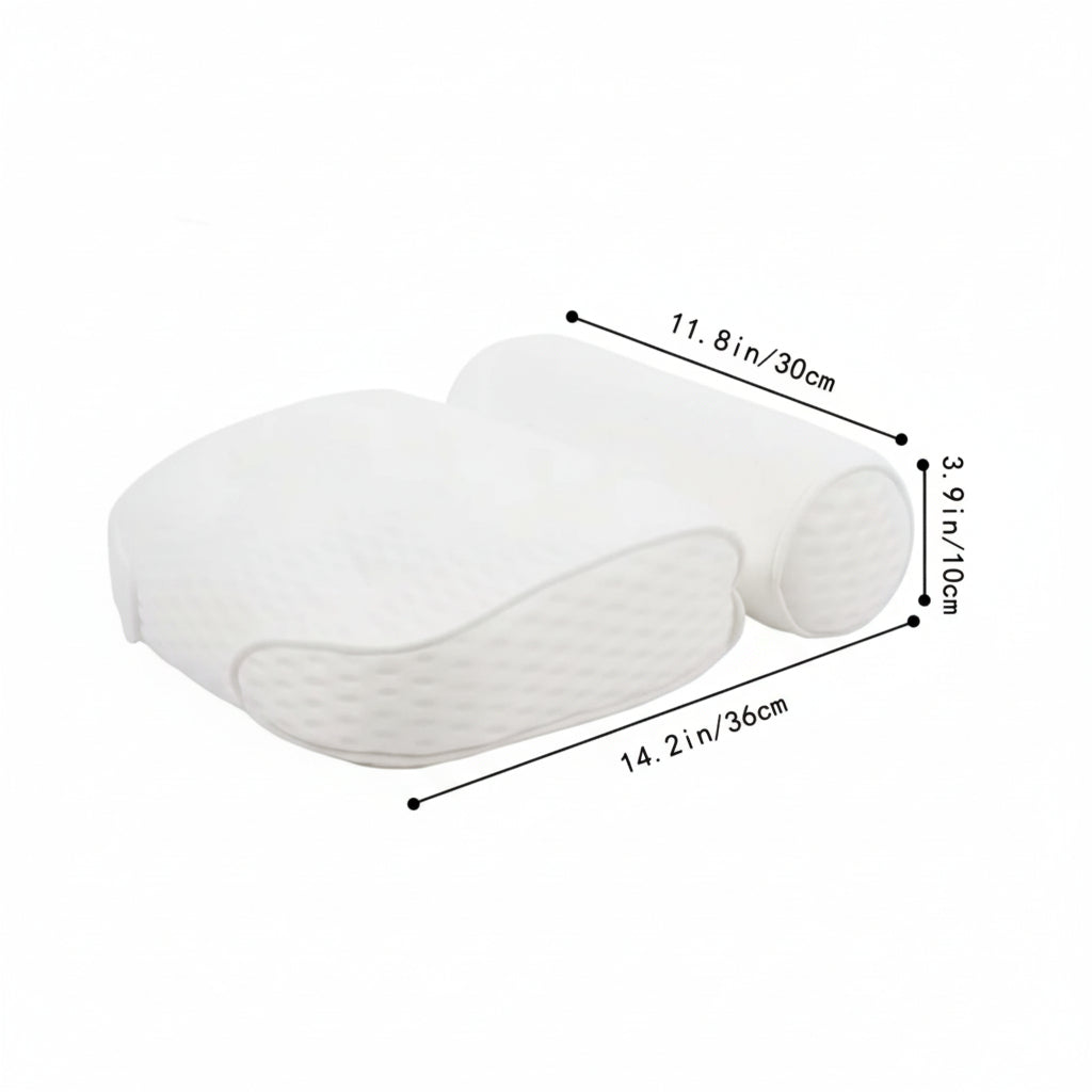 Komfortables ErgoRelax Badekissen für tiefe Entspannung, leicht zu reinigen; ideales Badzubehör für Ihr Spa zu Hause.