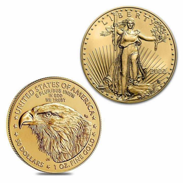 Numismatik-Highlight: Limitierte Adler-Gedenkmünze in Gold-Silber-Optik.