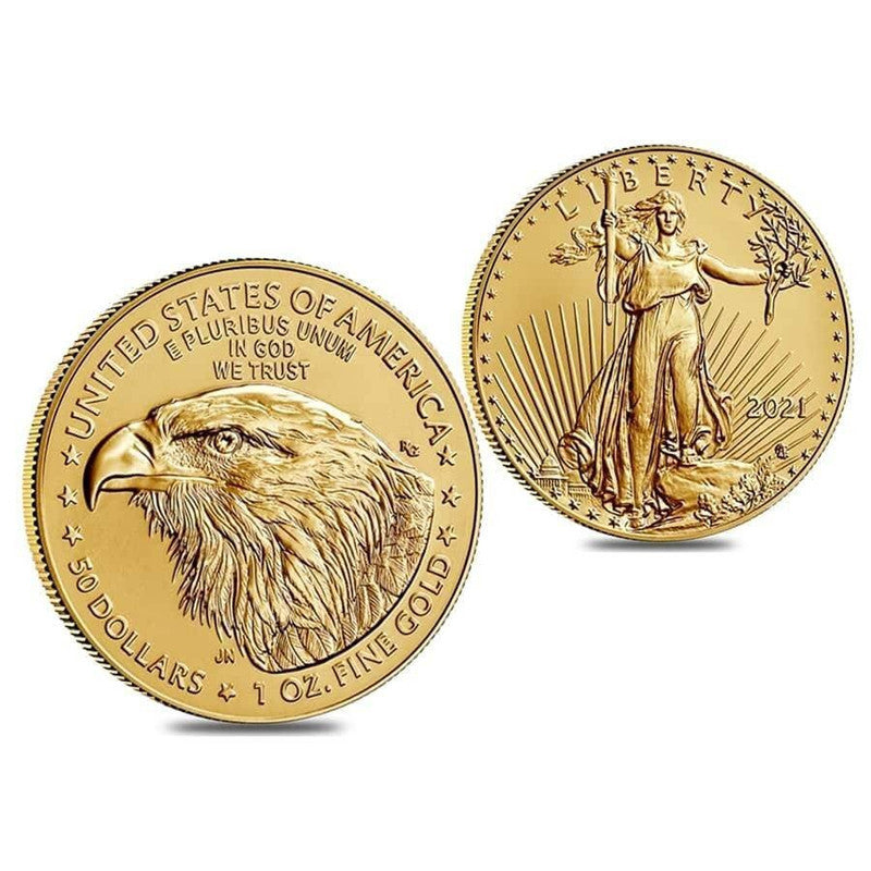 Exklusive Erinnerungsmünze: Adler-Motiv in Gold und Silber. Limitiertes Sammlerobjekt.