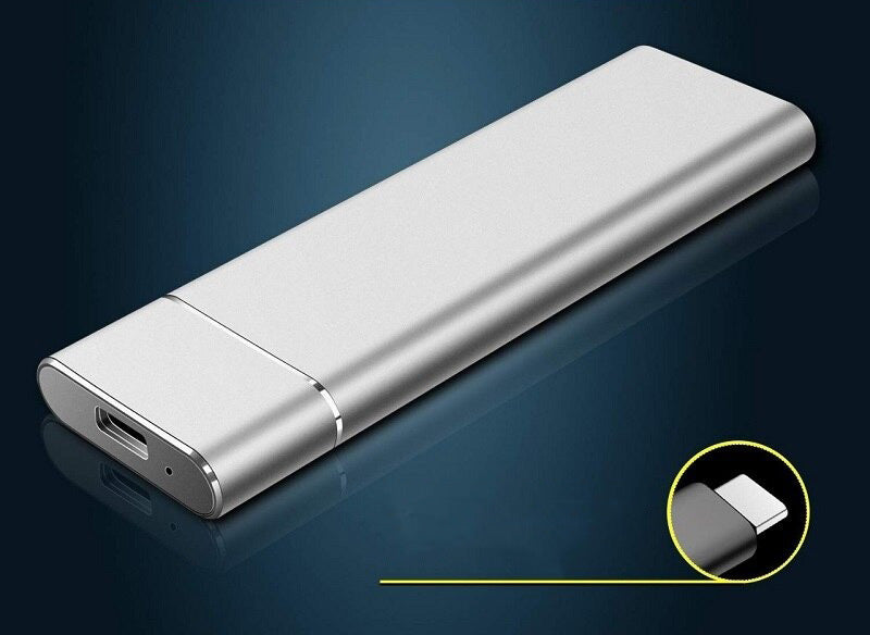 Robuste externe 8TB SSD, sicherer Datenspeicher im Aluminiumgehäuse für unterwegs; blitzschnell via USB 3.1.