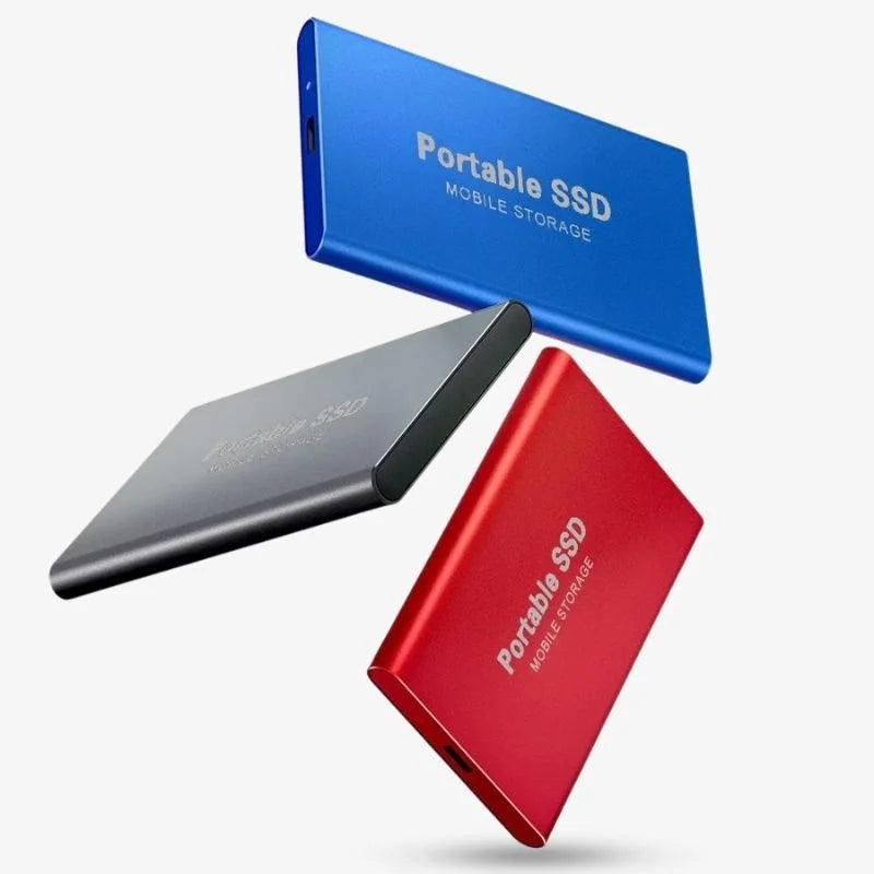 Zarado Externe SSD 128GB, schwarz, ultraschneller mobiler Datentransfer mit Typ-C Konnektivität.