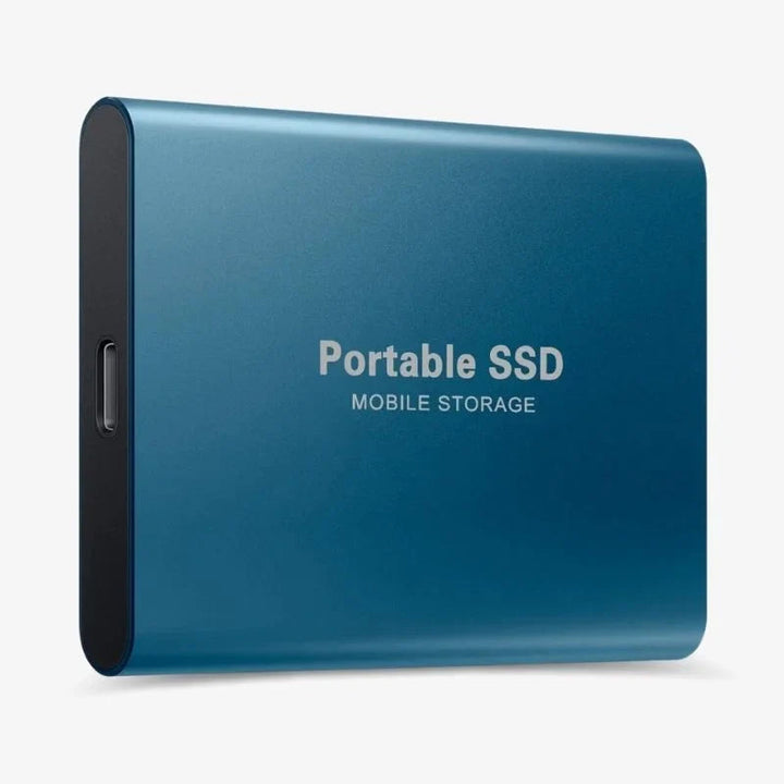 Schwarze externe SSD 128GB: Robustes Speichergerät für schnelles Backup und mobile Nutzung.