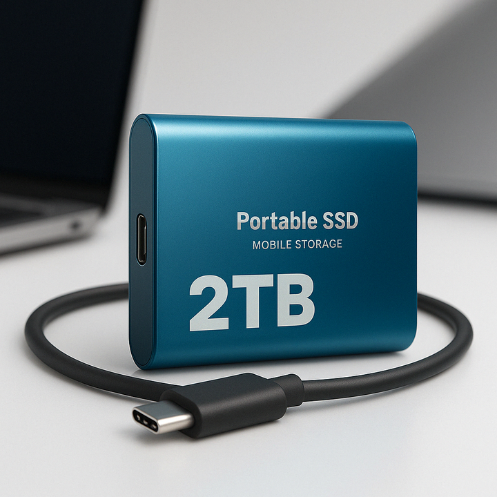 Externe SSD 2TB: Ultraschnell & kompakt für sicheren Datentransfer und digitalen Speicher.
