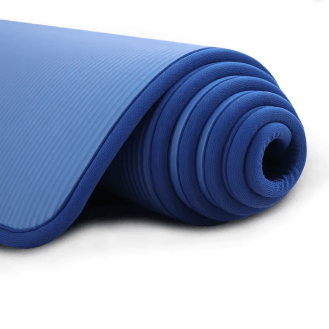 Anti-Rutsch Yogamatte, extra dick, schont Gelenke und bietet Halt bei allen Fitness- und Dehnübungen.
