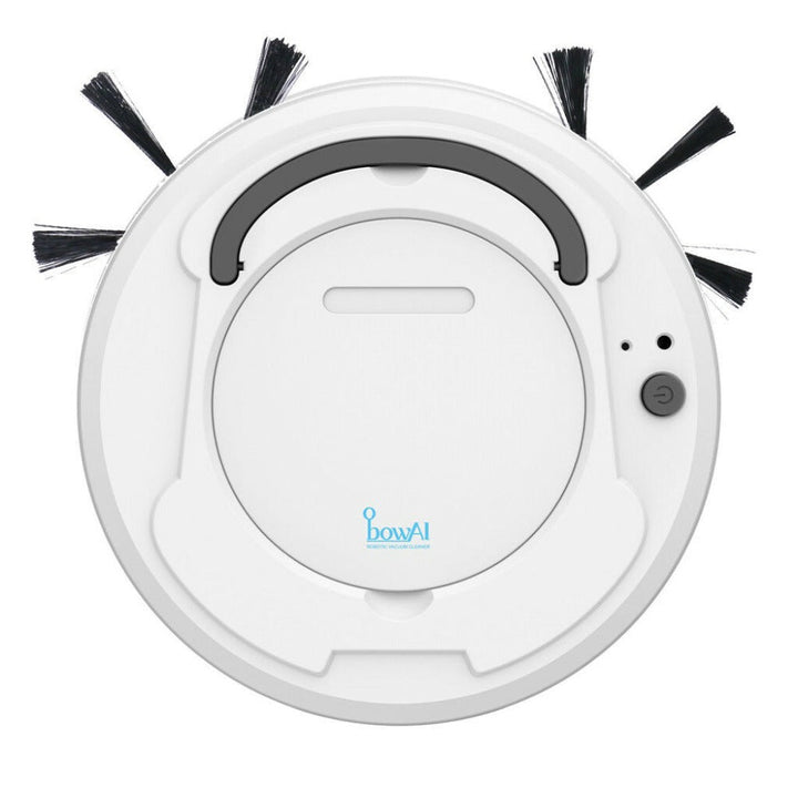Extra flacher Saugroboter für automatische Bodenreinigung; leise, leistungsstark und ideal fürs Smart Home.