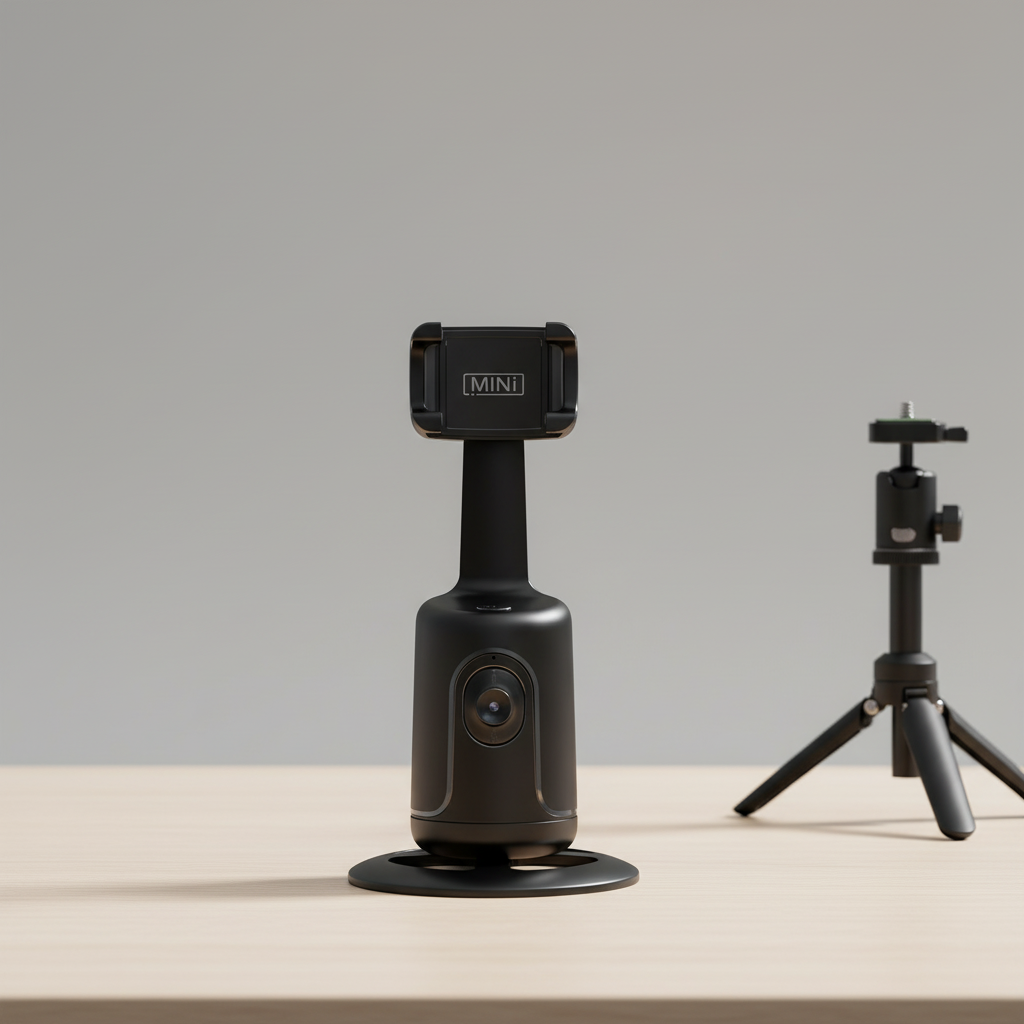 FaceFollowr KI-Selfie-Stick mit Gimbal für stabile freihändige Smartphone Videos & Vlogging.