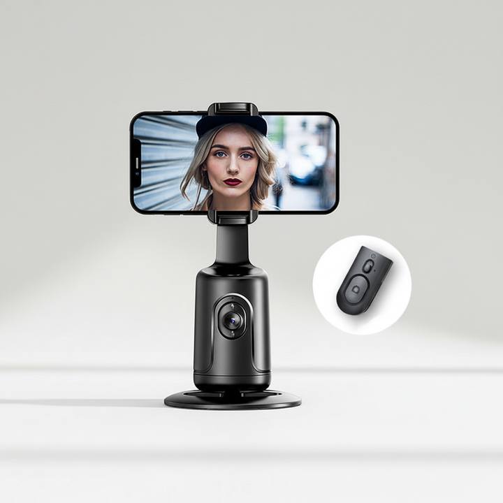 FaceFollowr: Stabiler Kompakt-Gimbal-Selfie-Stick mit KI-Tracking für professionelle Aufnahmen.