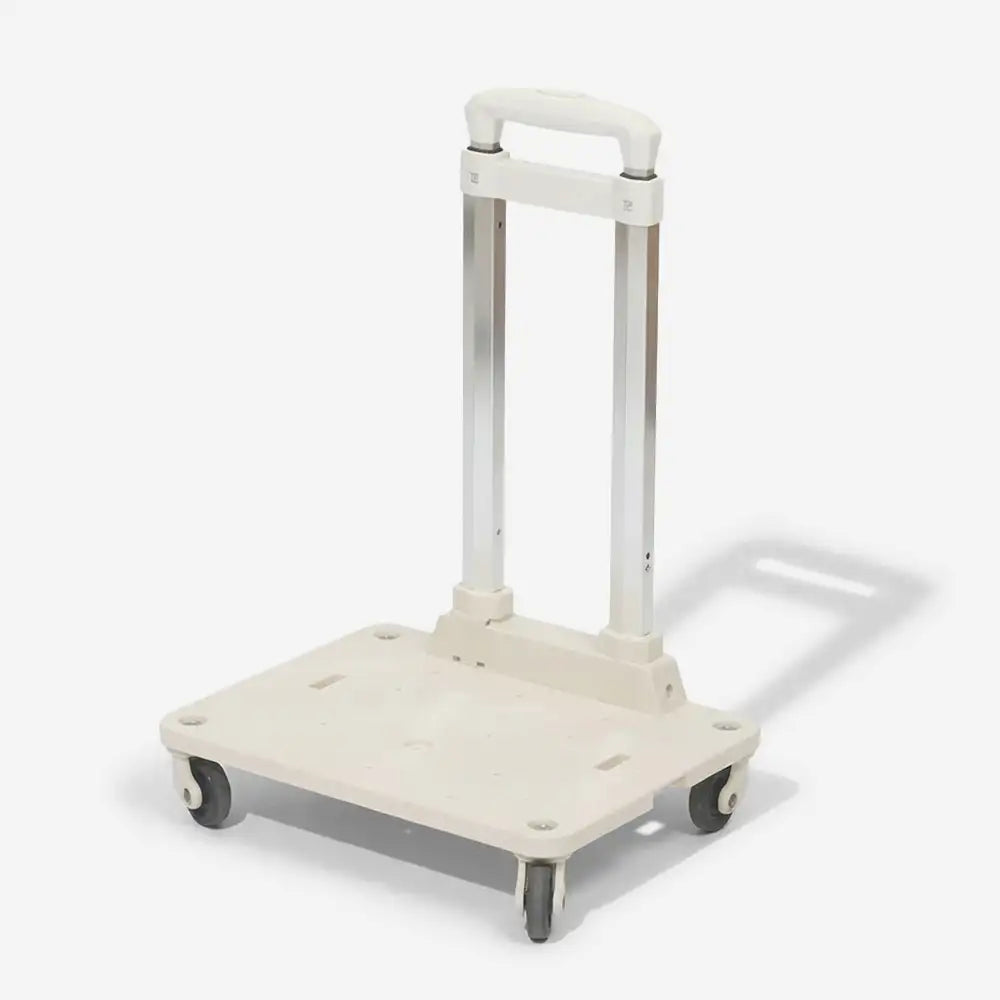 Vielseitige faltbare Tiertransportbox mit Rollwagen; doppellagige Katzentasche für bequemen Transport.