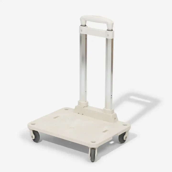 Vielseitige faltbare Tiertransportbox mit Rollwagen; doppellagige Katzentasche für bequemen Transport.