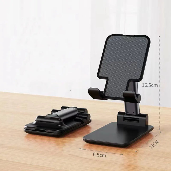 Praktische, mobile Handy- & Tablethalterung faltbar. Dein stabiler Begleiter auf Reisen und im Alltag.