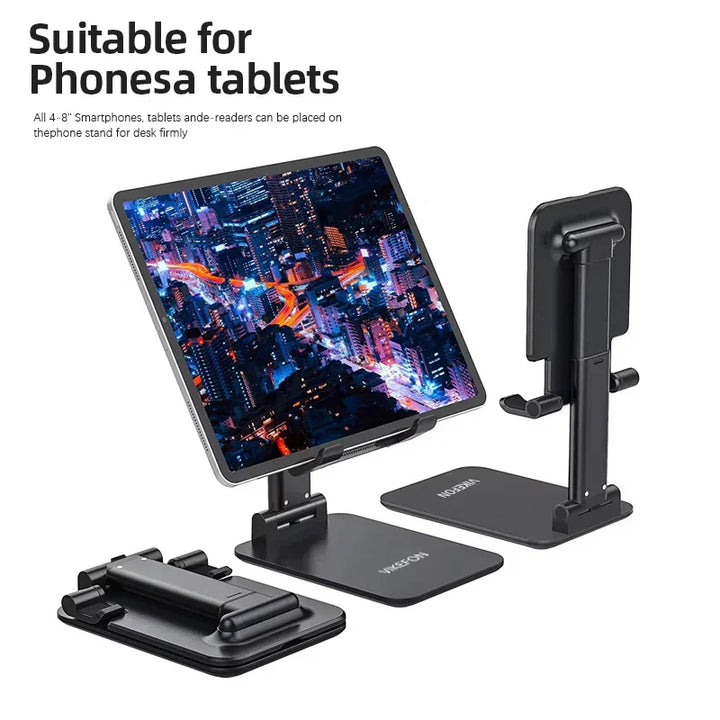 Ergonomische Tablethalterung faltbar, für freihändiges und komfortables Arbeiten oder Streamen zuhause.
