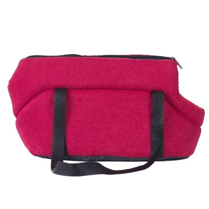 Faltbare Hundetragetasche CarryPaws, perfekt für kleine bis mittelgroße Hunde und Katzen auf Reisen.