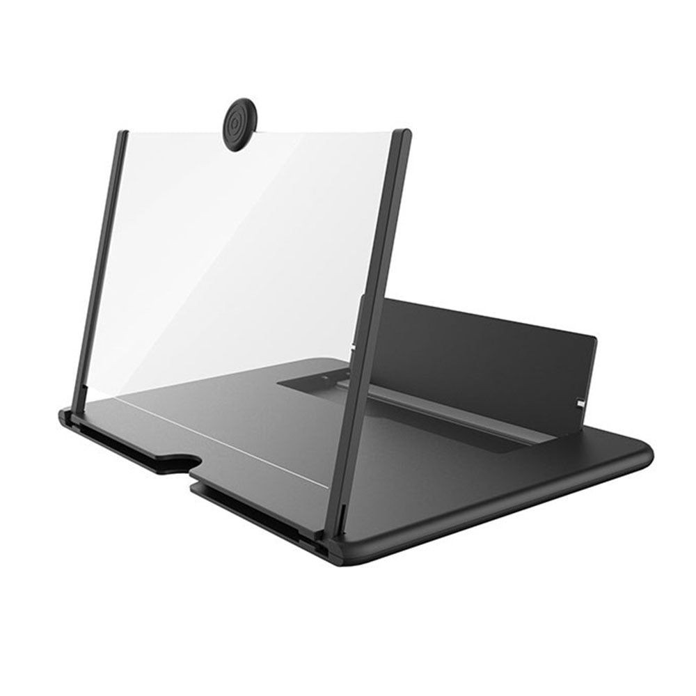 Freihändige Bildschirmvergrößerung als praktisches Smartphone-Zubehör. Faltbare Handy-Lupe für komfortables Video.