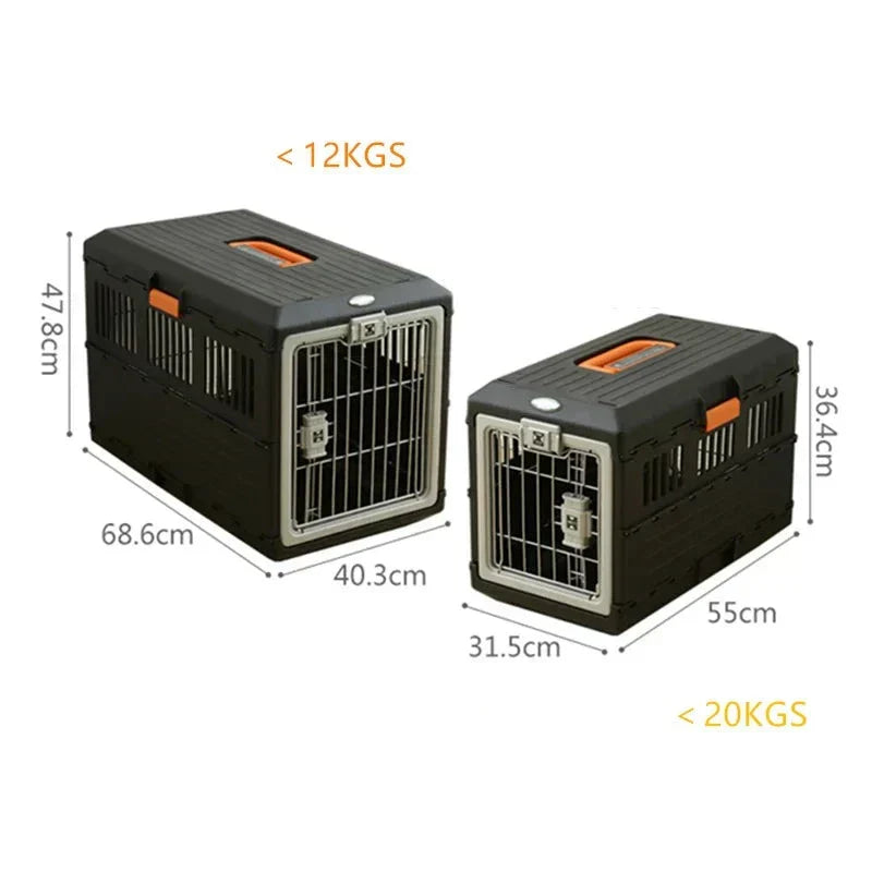Komfortable PetVoyager Reisetasche für Hunde & Katzen, faltbar und ideal für entspanntes Reisen mit Haustieren.