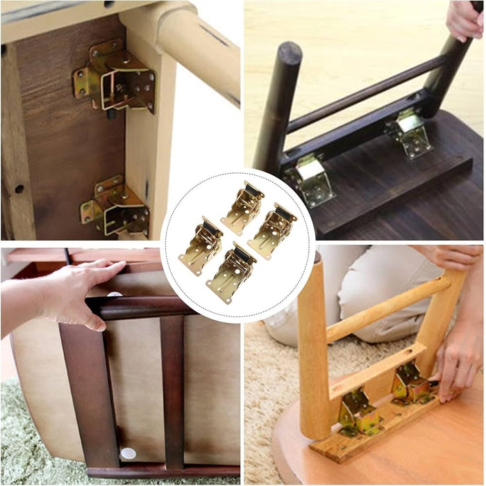 Einfach montierbare Klapptisch-Halterung, faltbar, für schnelle DIY-Projekte.